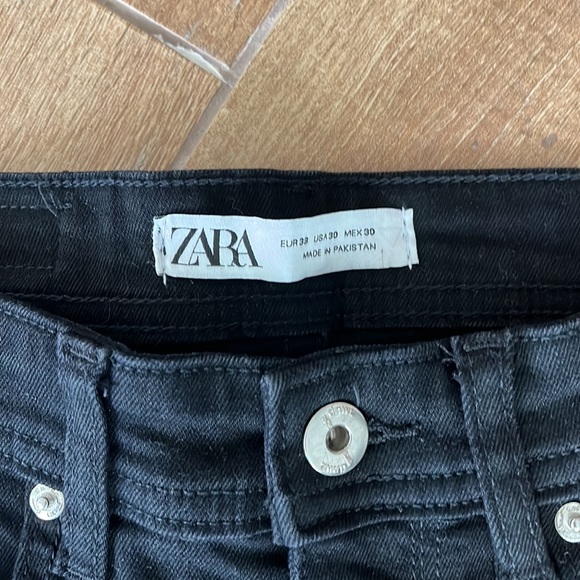 ZARA Black Skinny Jeans (US 30) - Picture 3 of 6